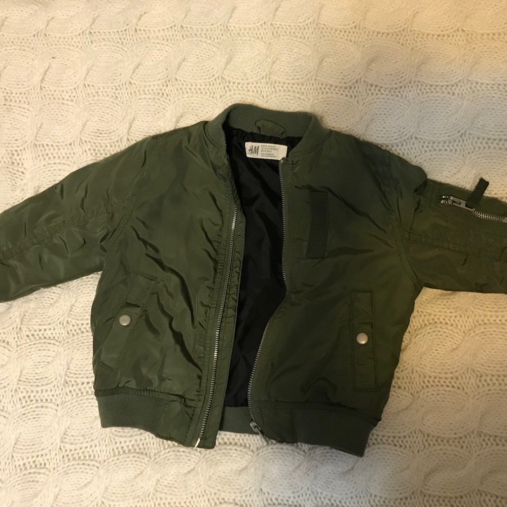 H&M toddler Aviator Bomber Jacket
